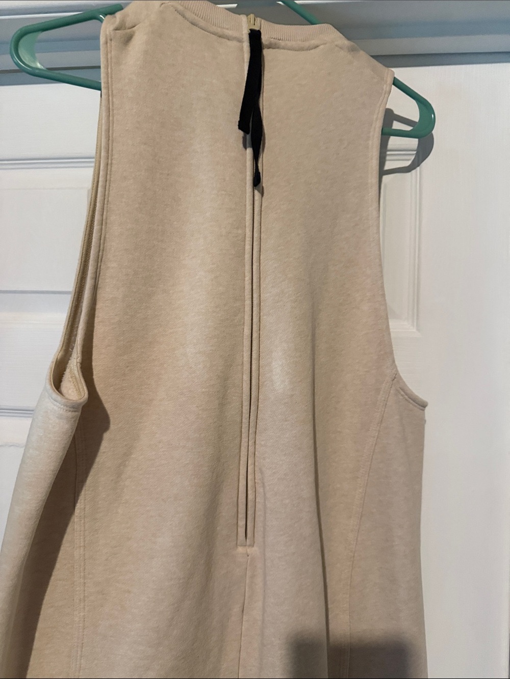 adidas Sleeveless Cream Jumpsuit - Picture 9 of 9